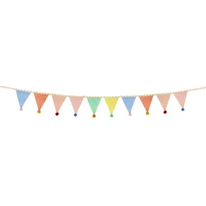 Meri Meri Garland | Pastel Pom Pom Flags