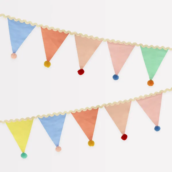 Meri Meri Garland | Pastel Pom Pom Flags