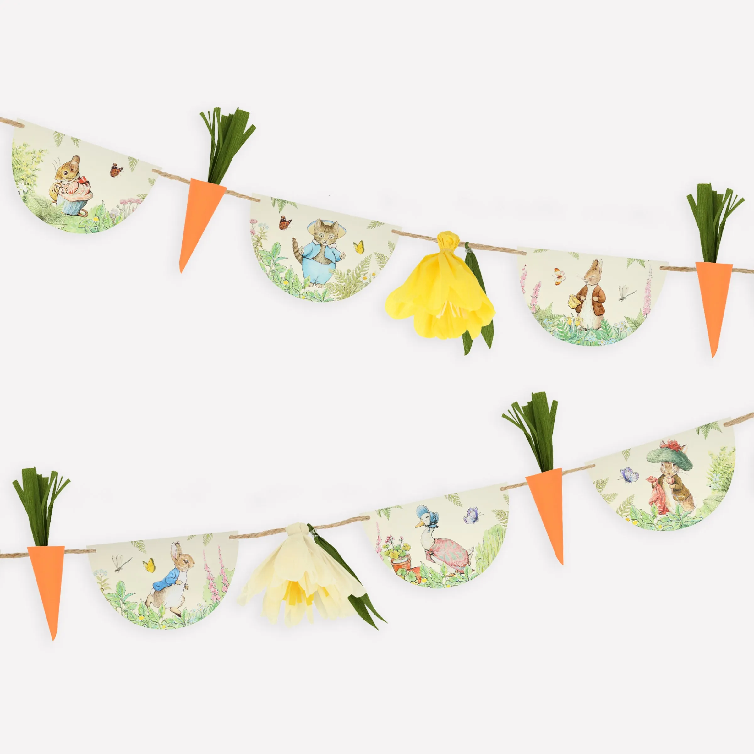 Meri Meri Garland | Peter Rabbit in the Garden PAPER