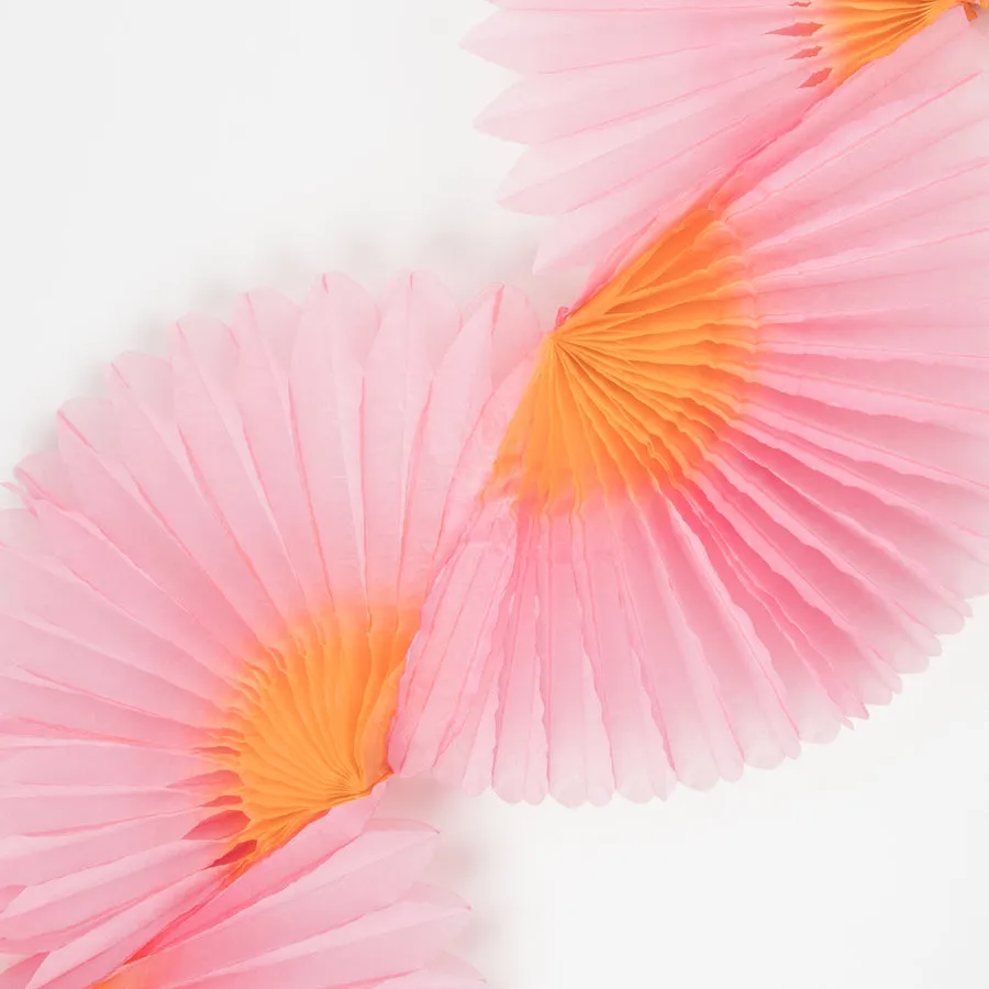 Meri Meri Garland | Pink Honeycomb Fan