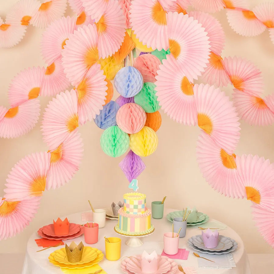 Meri Meri Garland | Pink Honeycomb Fan
