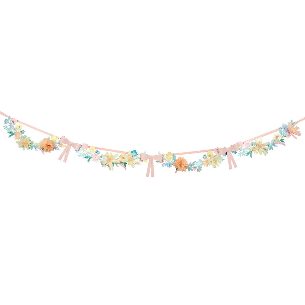 Meri Meri Garland | Spring Floral and Bow