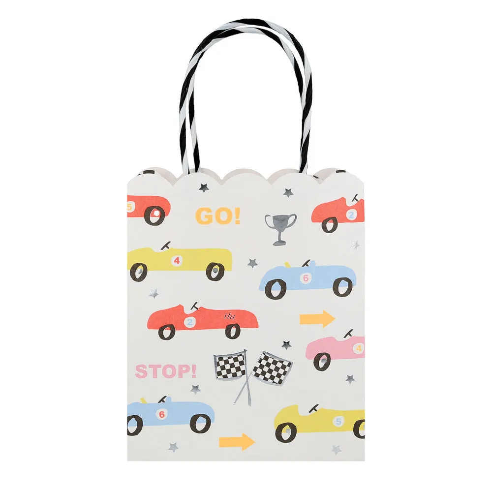 Meri Meri Party Bags | Race Cars 8 Pack