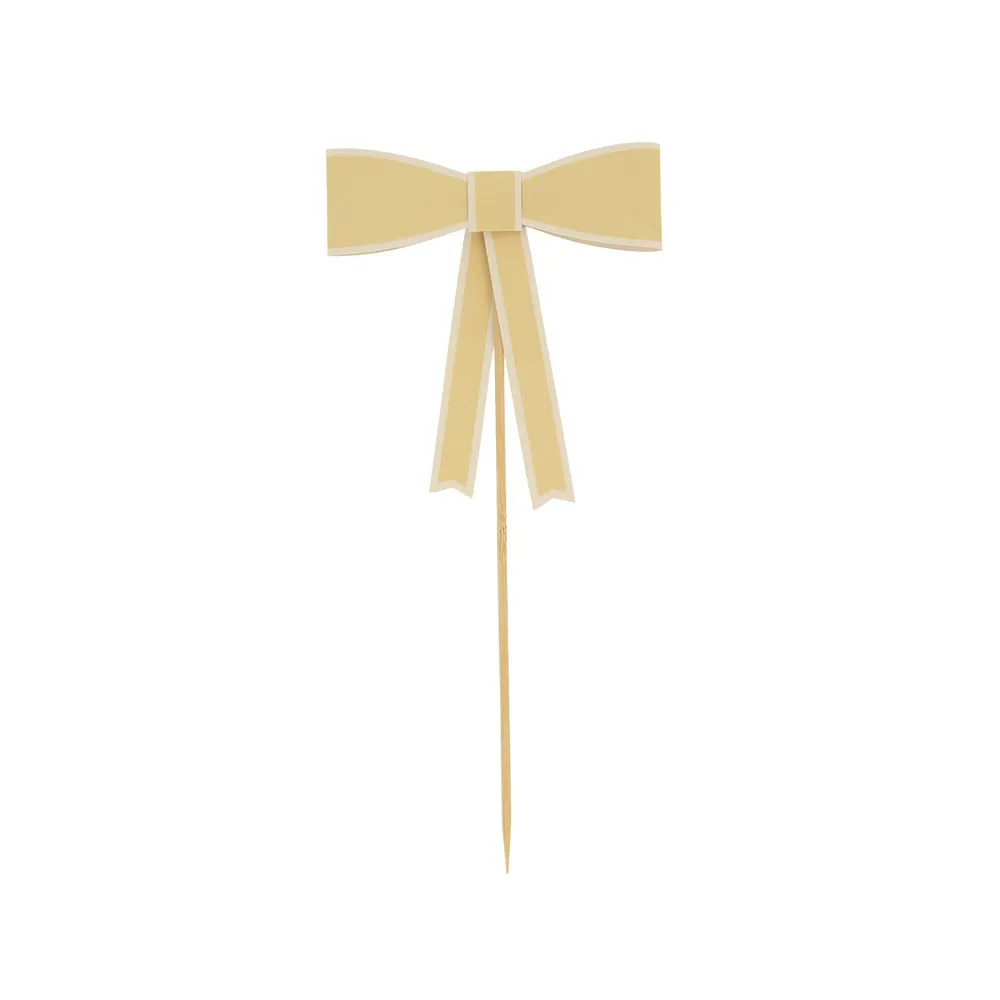 Meri Meri Party Cake Topper | Pastel Bows x3