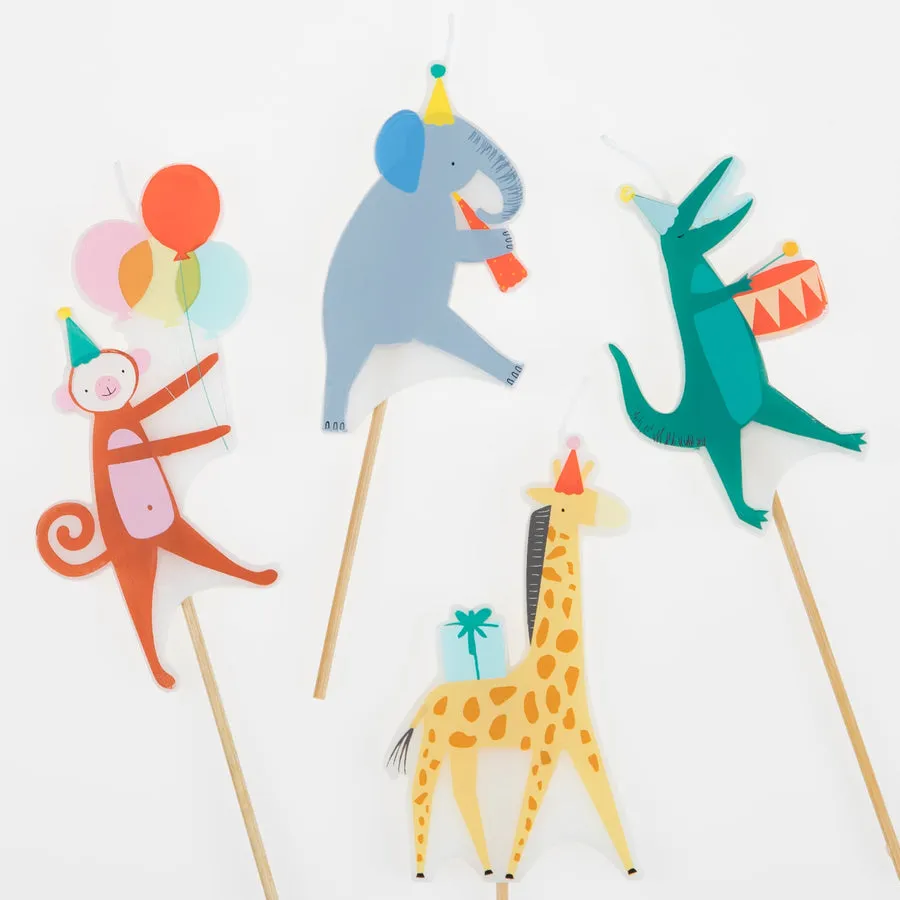 Meri Meri Party Candles | Animal Parade