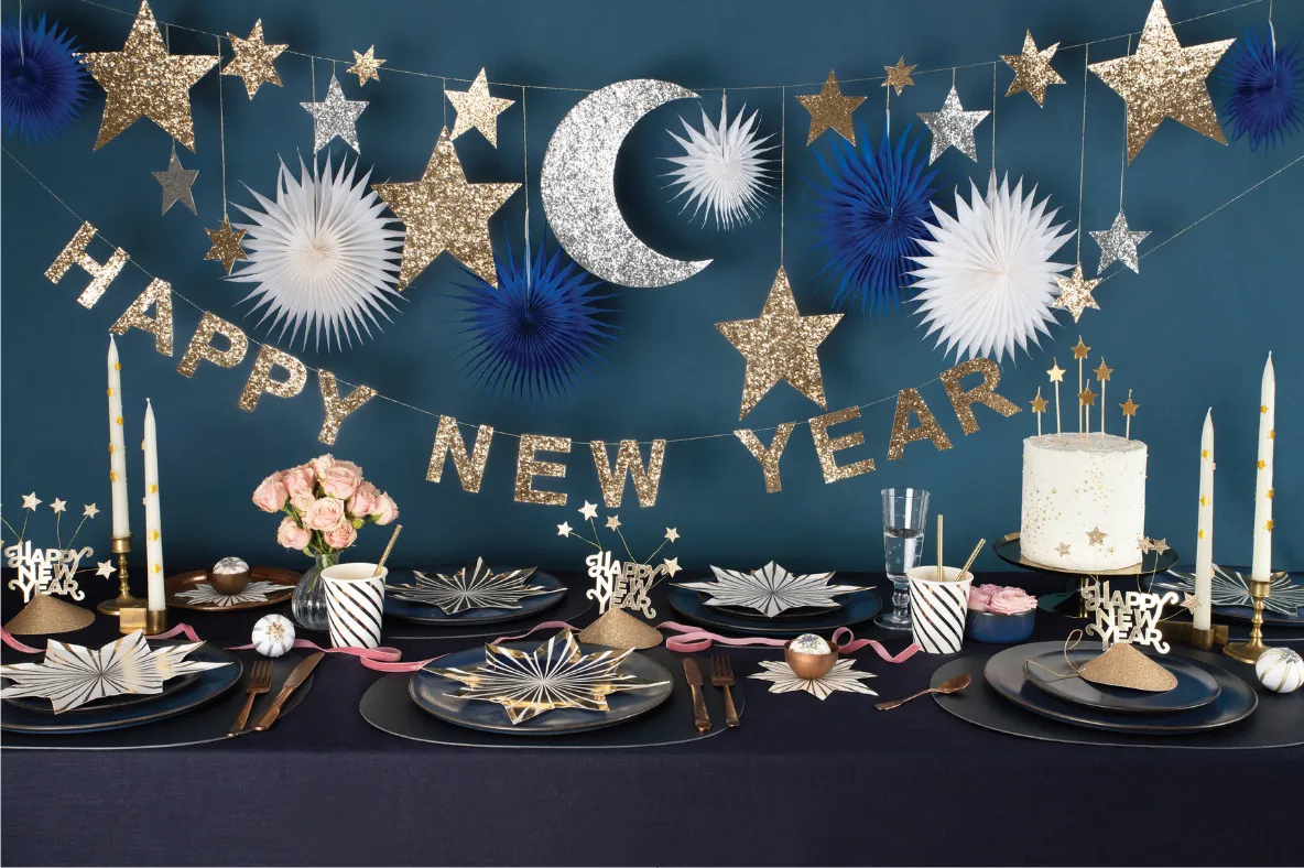 Meri Meri Party Candles | Gold Star