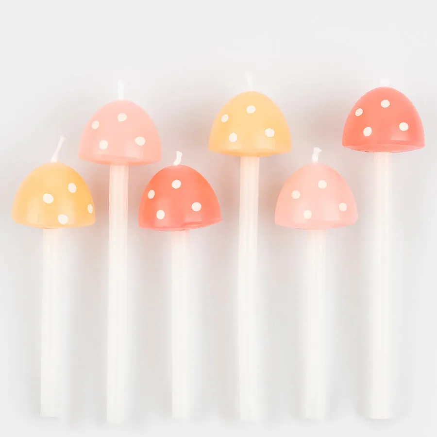 Meri Meri Party Candles | Mushroom