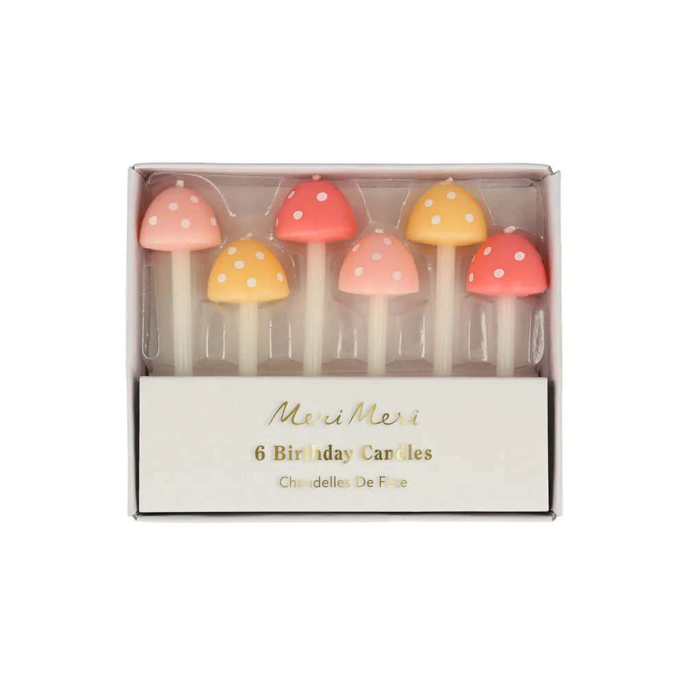 Meri Meri Party Candles | Mushroom