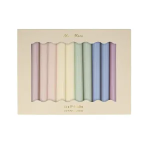 Meri Meri Party Candles | Pastel TABLE Candles 12x