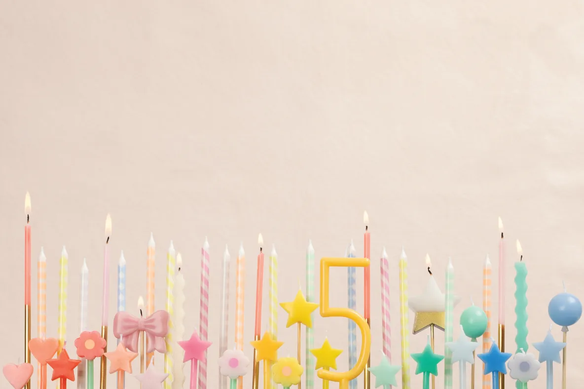 Meri Meri Party Candles | Pink Bows