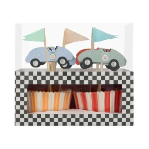 Meri Meri Party Cupcake Kit | Race Cars