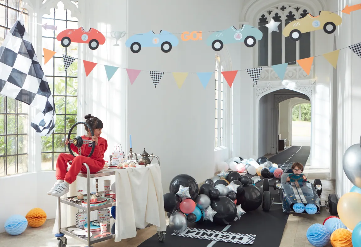 Meri Meri Party Cupcake Kit | Race Cars