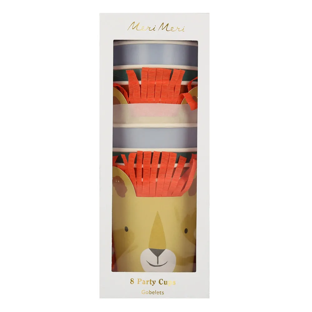 Meri Meri Party Cups | Animal Parade 8x