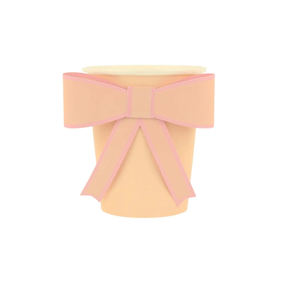 Meri Meri Party Cups | Pastel Bow 8x