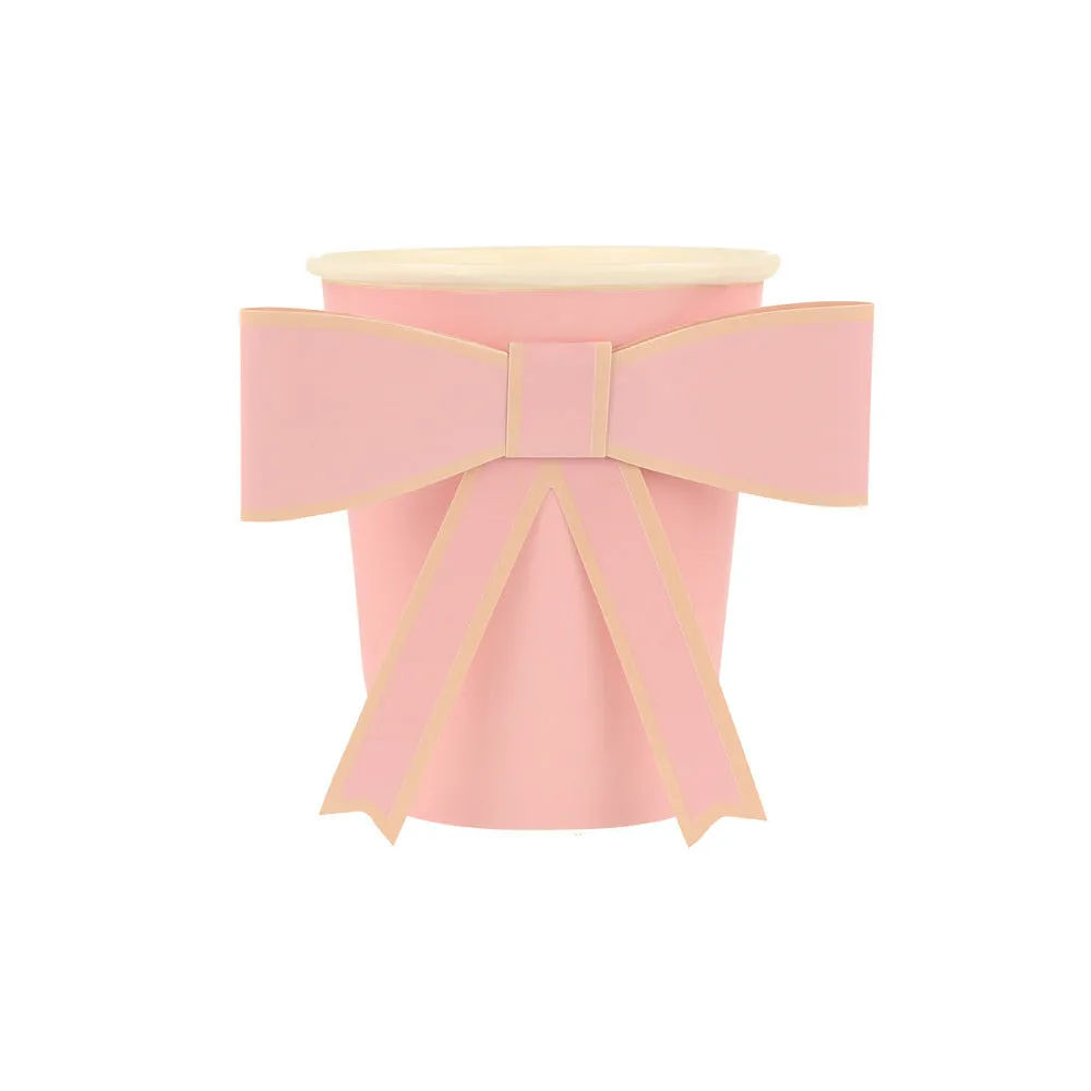 Meri Meri Party Cups | Pastel Bow 8x