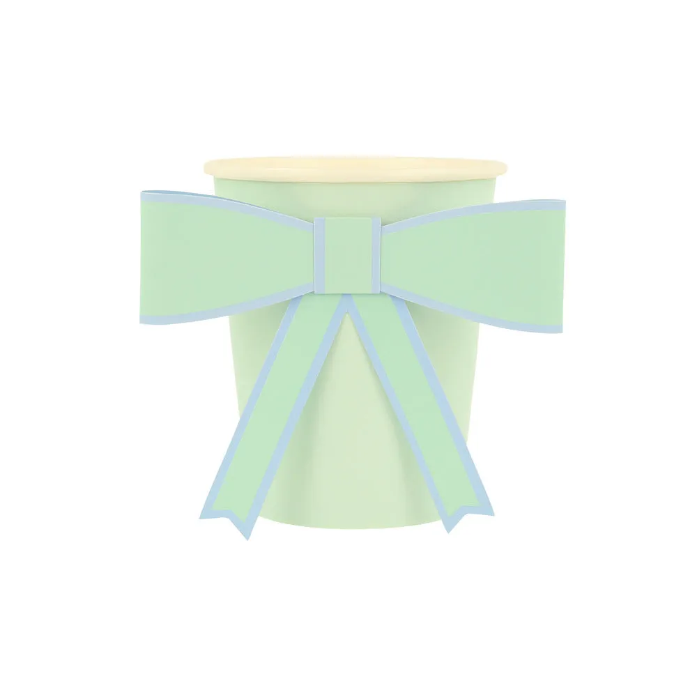 Meri Meri Party Cups | Pastel Bow 8x