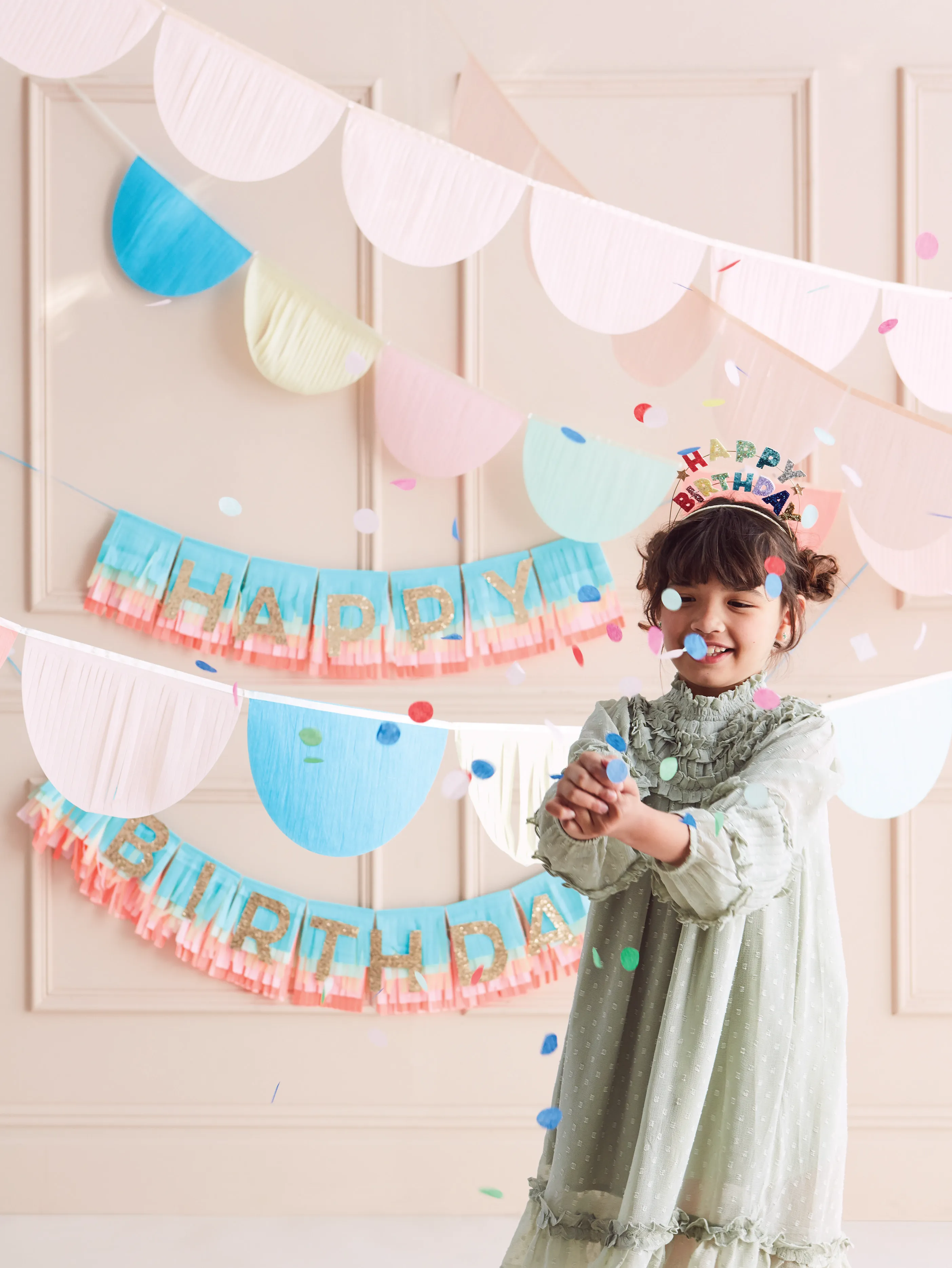 Meri Meri Party Happy Birthday Glitter Headband
