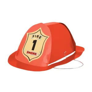 Meri Meri Party Hats | Firefighter 8 Pack