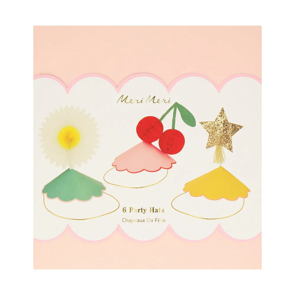 Meri Meri Party Hats | Happy Icons 8 Pack