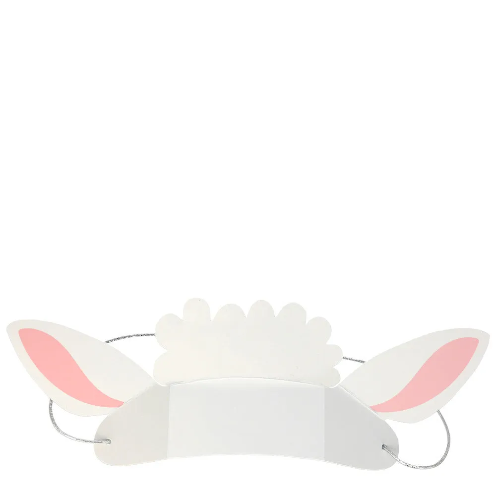 Meri Meri Party Hats | On The Farm Animal Ears 8 Pack