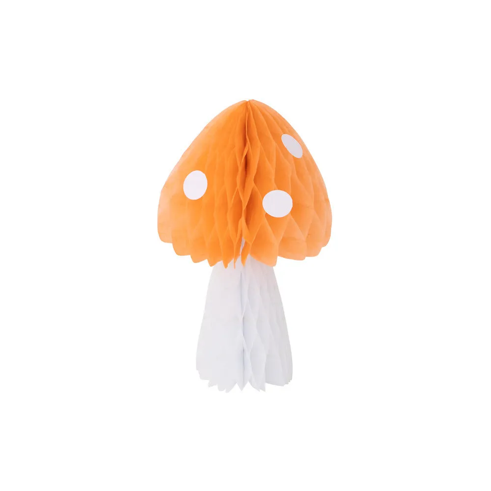 Meri Meri Party Honeycomb Mushroom Decorations (x 10)