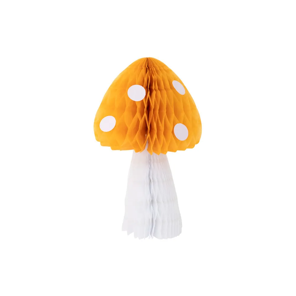 Meri Meri Party Honeycomb Mushroom Decorations (x 10)