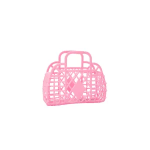 MINI Retro Basket Jelly Bag - Bubblegum Pink