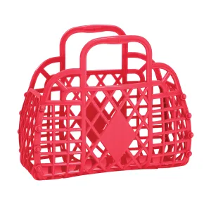 MINI Retro Basket Jelly Bag - Coral