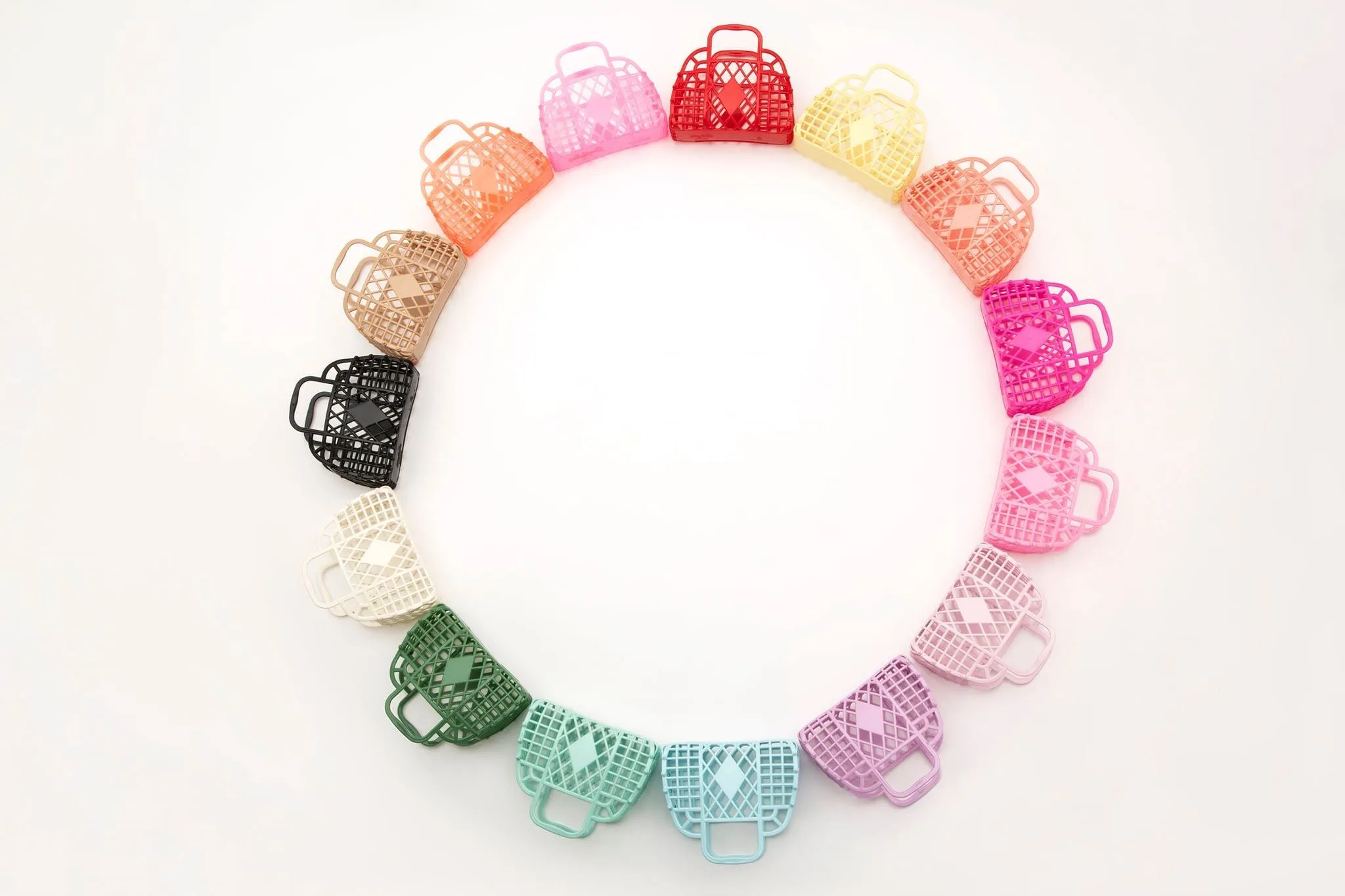 MINI Retro Basket Jelly Bag - Royal Blue