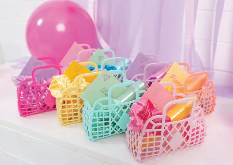 MINI Retro Basket Jelly Bag - Royal Blue