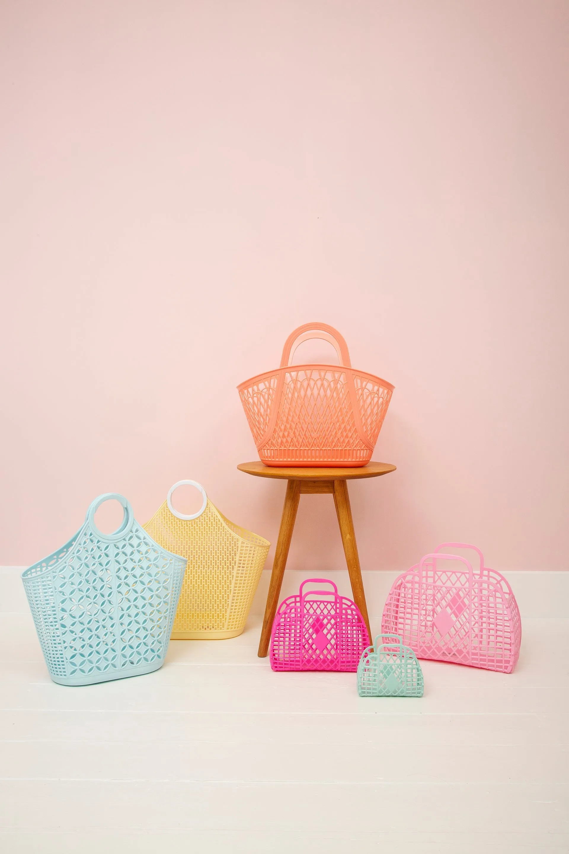 MINI Retro Basket Jelly Bag - Royal Blue