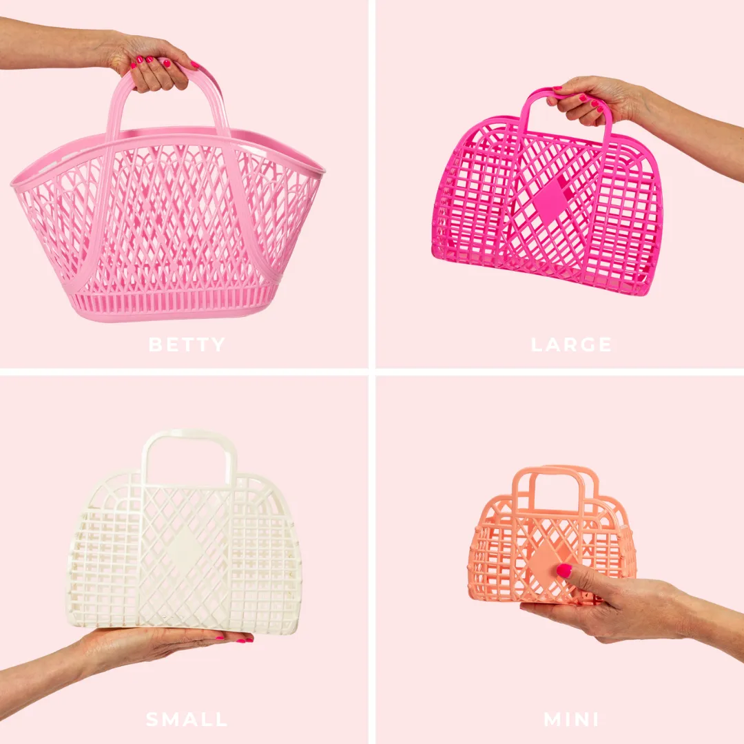 MINI Retro Basket Jelly Bag - Royal Blue