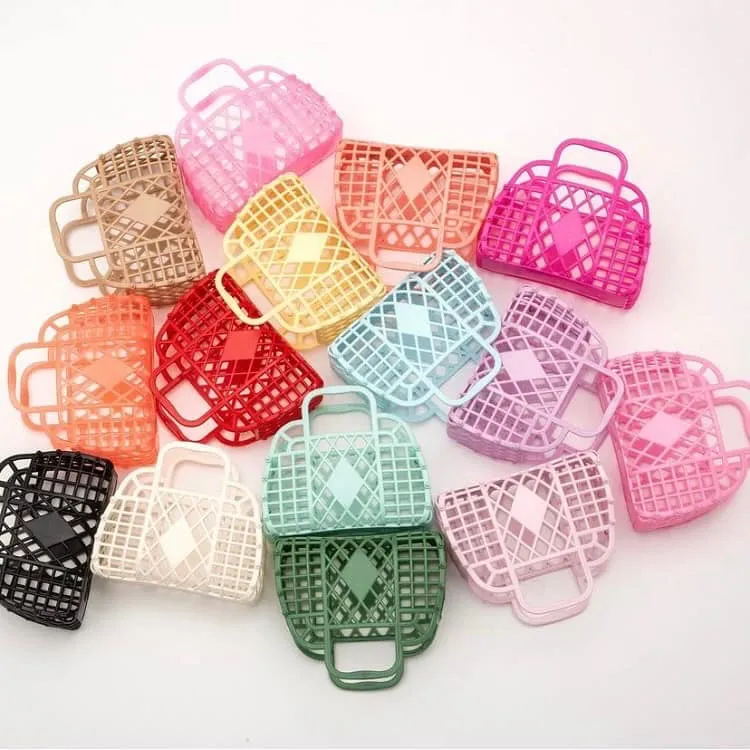 MINI Retro Basket Jelly Bag - Royal Blue