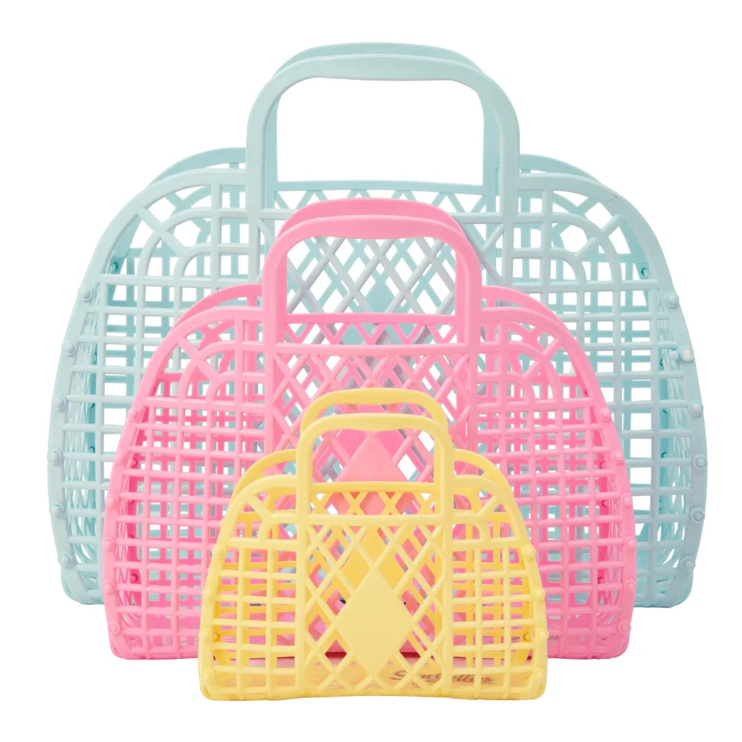 MINI Retro Basket Jelly Bag - Royal Blue