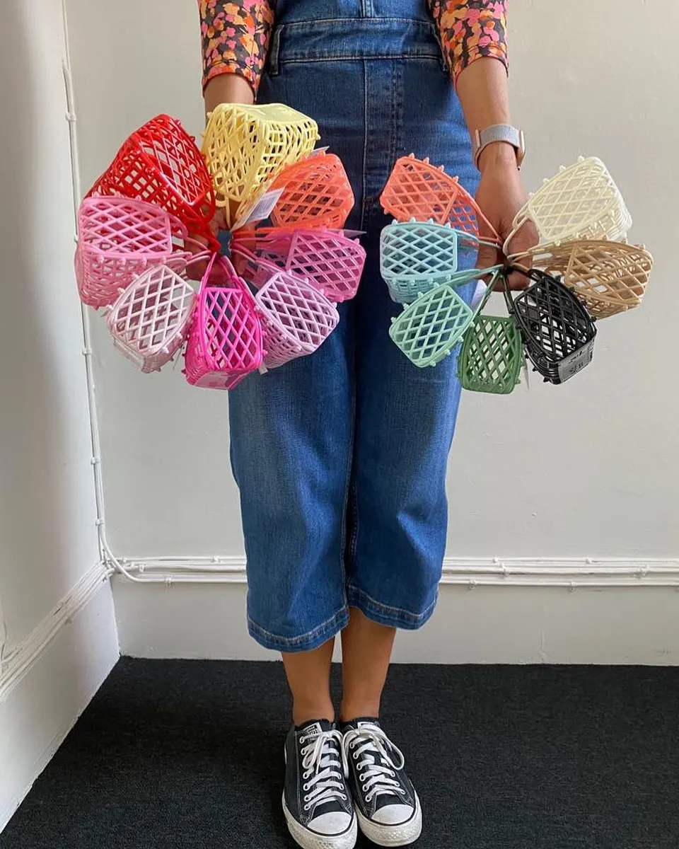 MINI Retro Basket Jelly Bag - Royal Blue