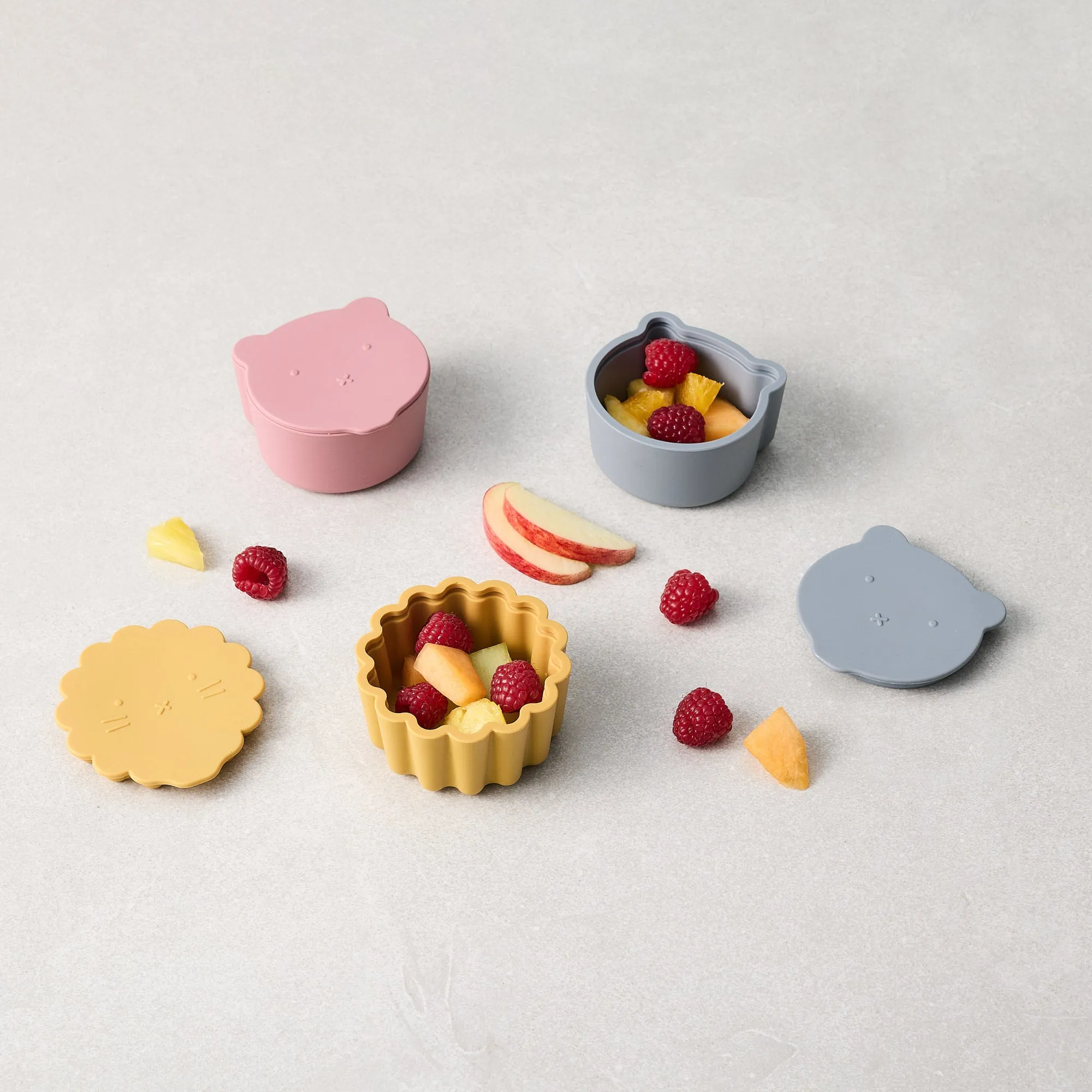 Mini Snack Box | Bear in Sky Blue