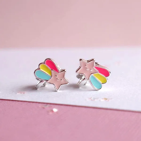 Mon Coco Clip-on Earrings | Shooting Star