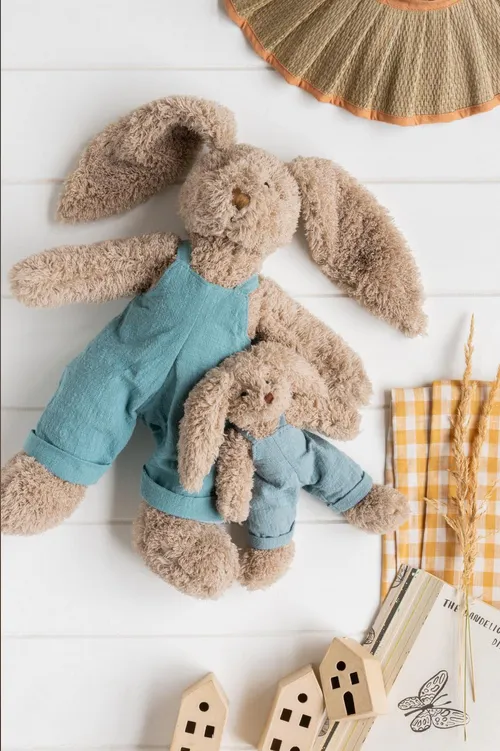 MR Honey Bunny Blue Overalls