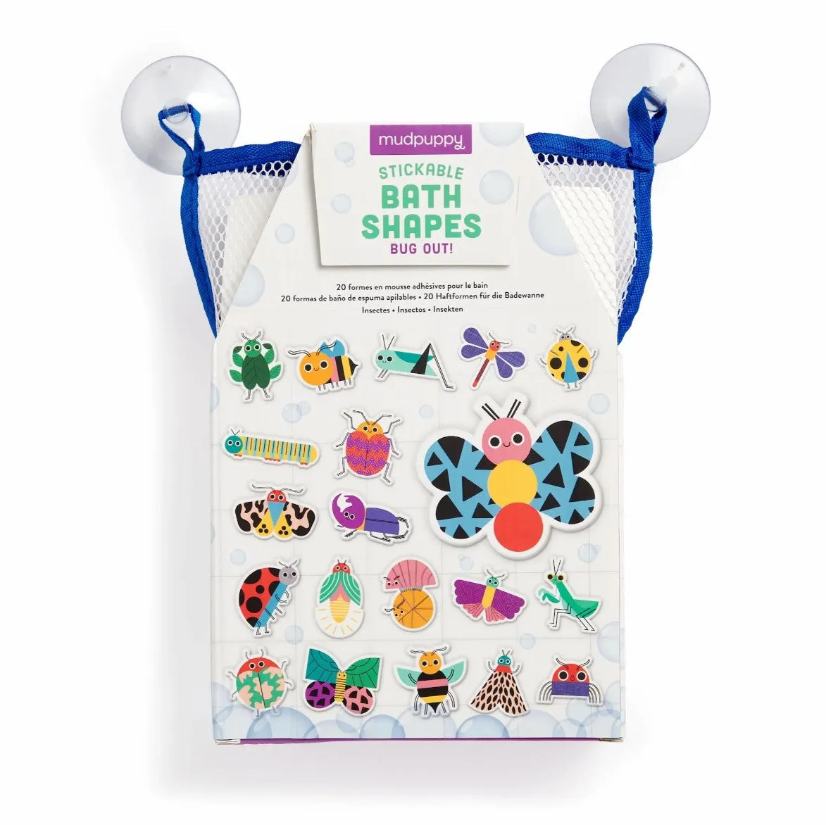 Mud Puppy Animal Stickable Foam Bath Shapes | Bug Out!