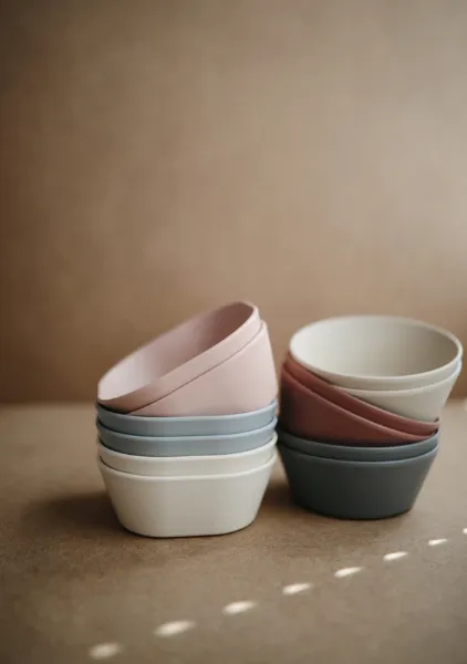 Mushie Dinnerware | Blush | Bowl 2 Pack