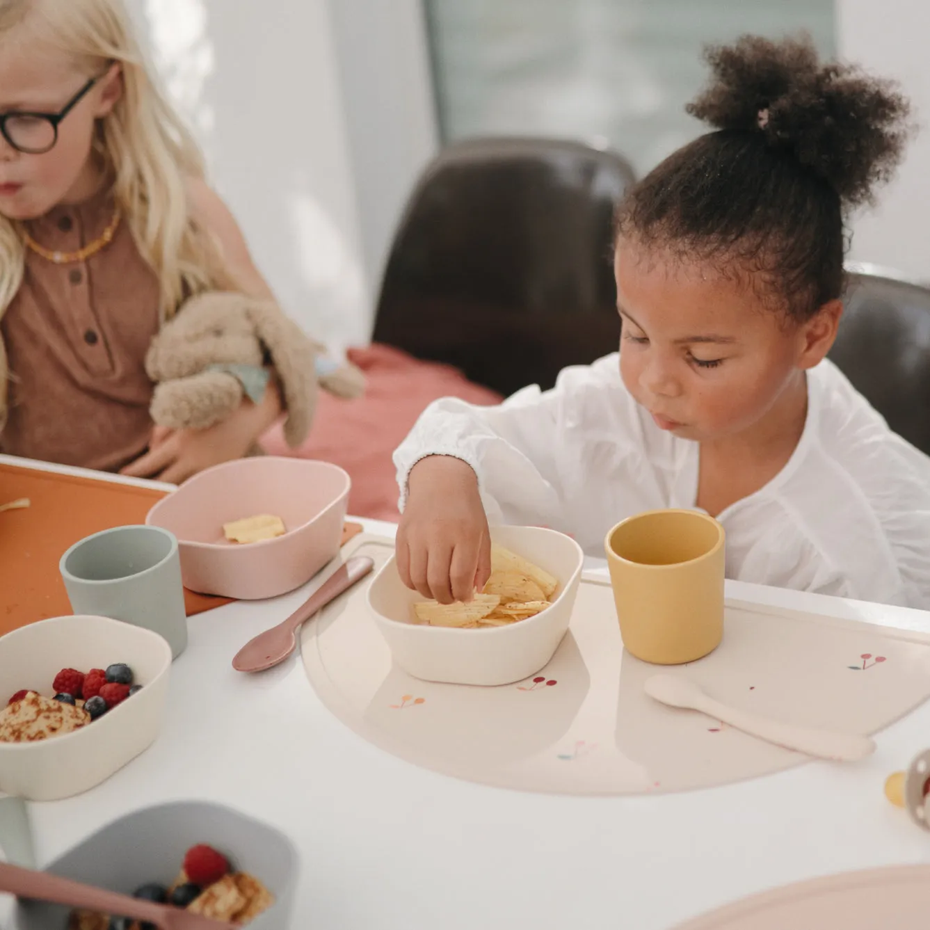 Mushie Dinnerware | Blush | Bowl 2 Pack