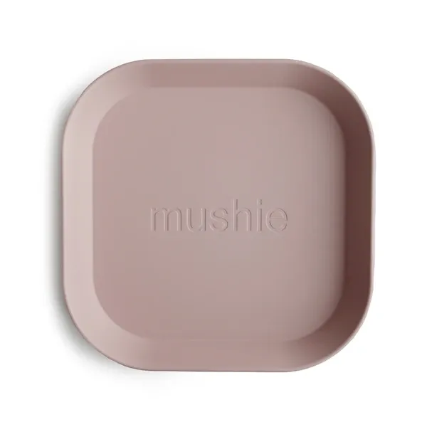 Mushie Dinnerware | Blush | Plate 2 Pack