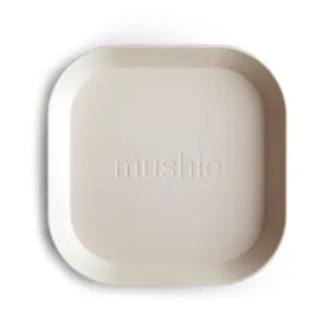 Mushie Dinnerware | Ivory | Plate 2 Pack