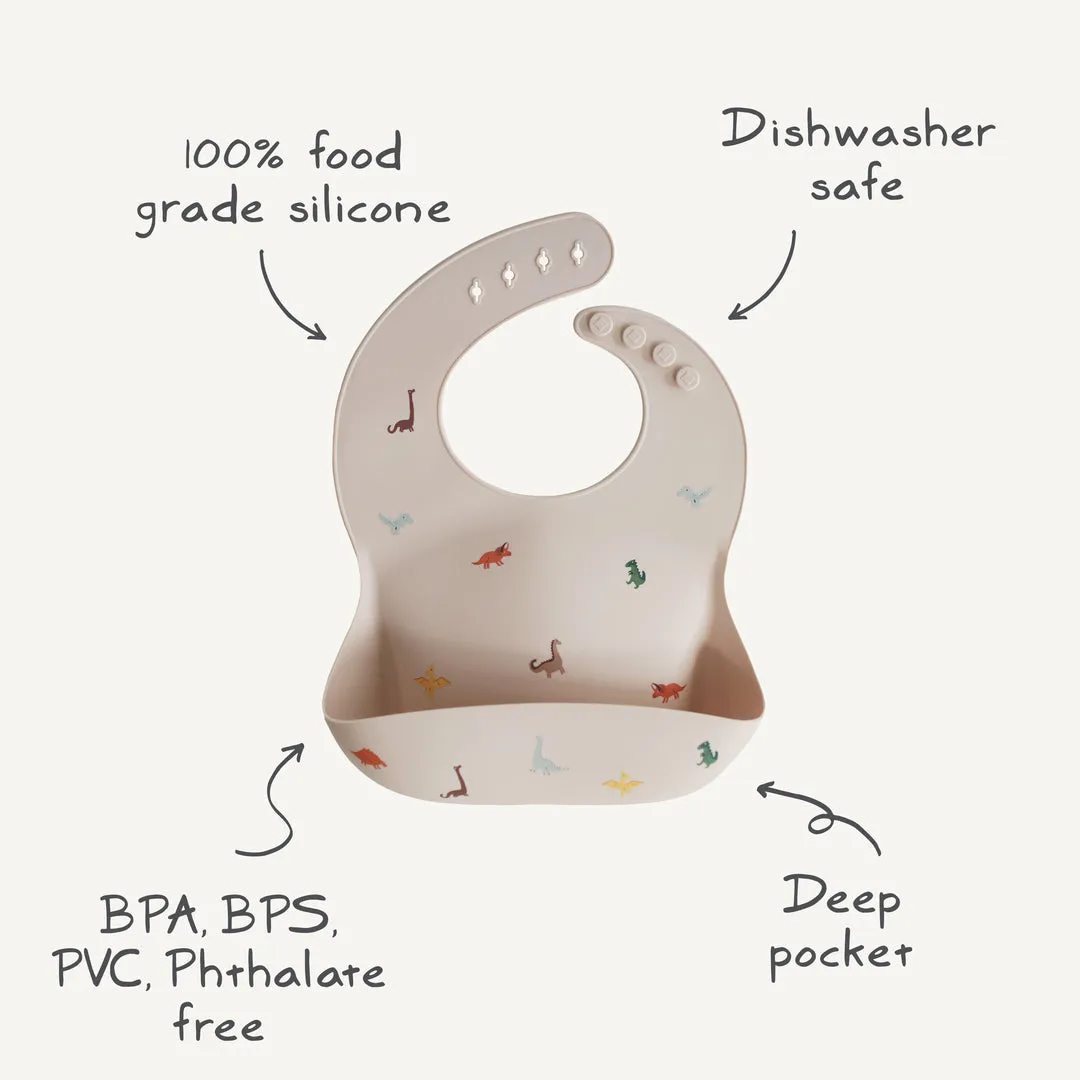 Mushie Silicone Baby Bib | Butterfly