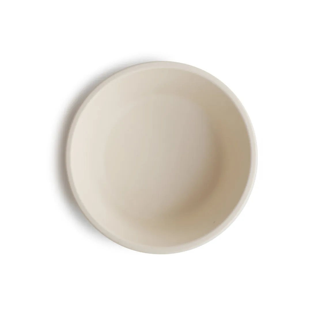Mushie Silicone | Suction Bowl | Ivory