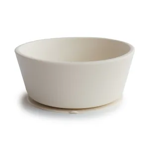 Mushie Silicone | Suction Bowl | Ivory