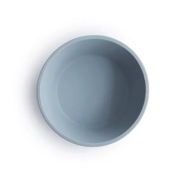 Mushie Silicone | Suction Bowl | Powder Blue