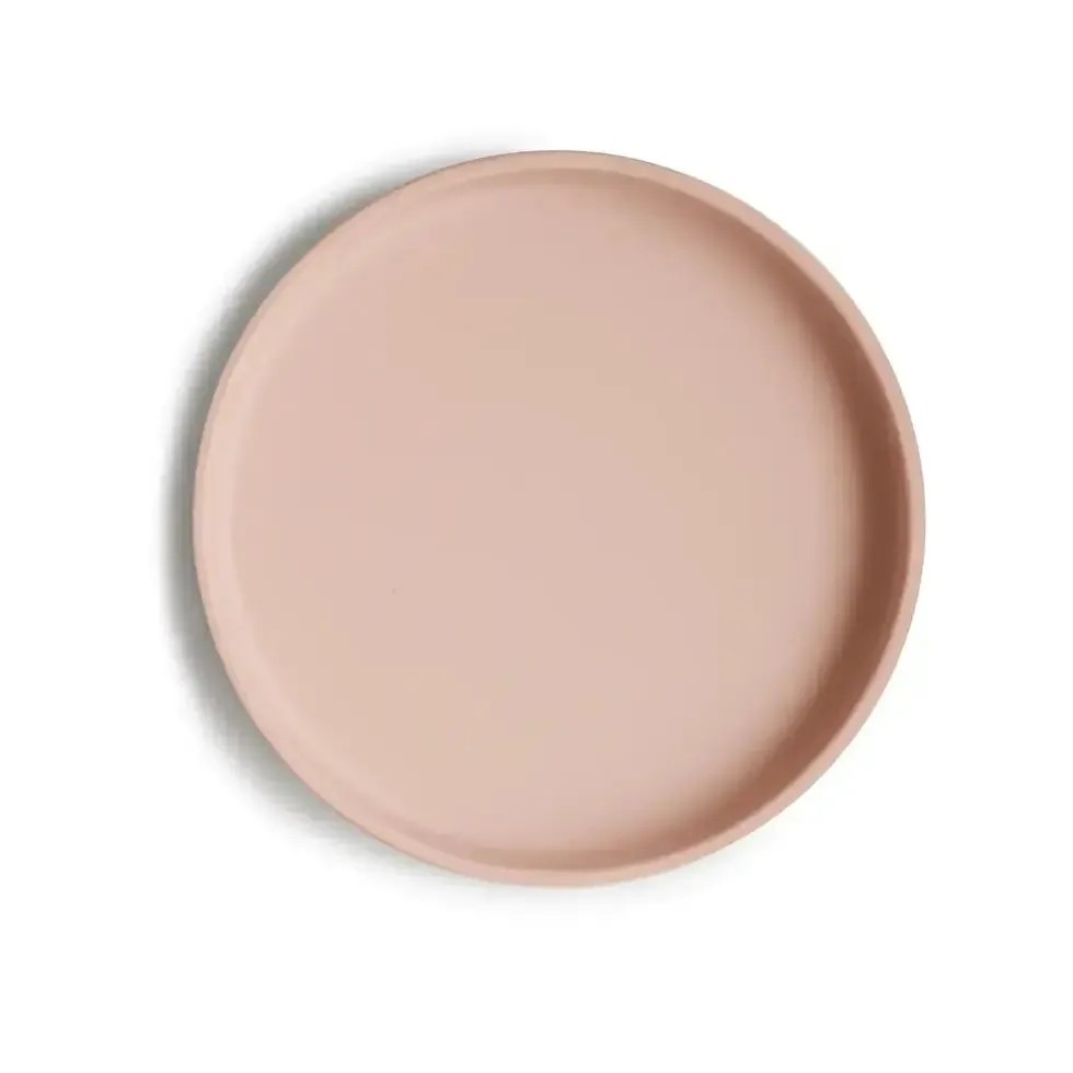 Mushie Silicone | Suction Plate | Blush