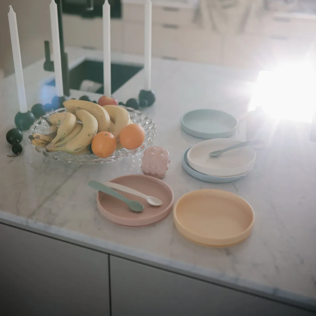 Mushie Silicone | Suction Plate | Blush