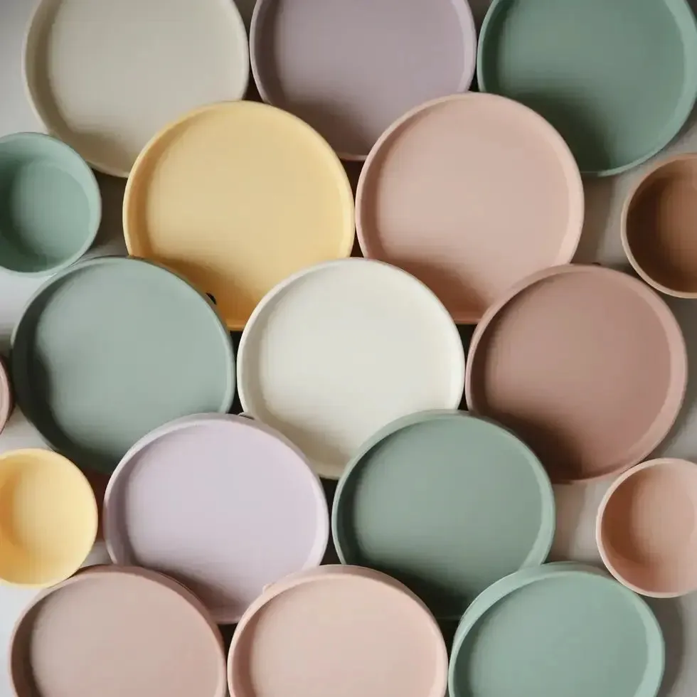 Mushie Silicone | Suction Plate | Blush